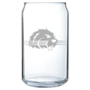 Bluffton University Polar Camel 16 oz. Can Glass