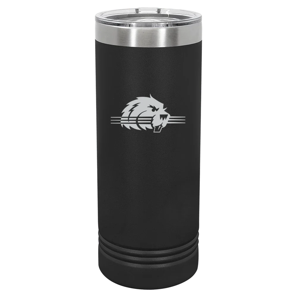 Bluffton University Polar Camel 22 oz. Skinny Tumbler with Slider Lid