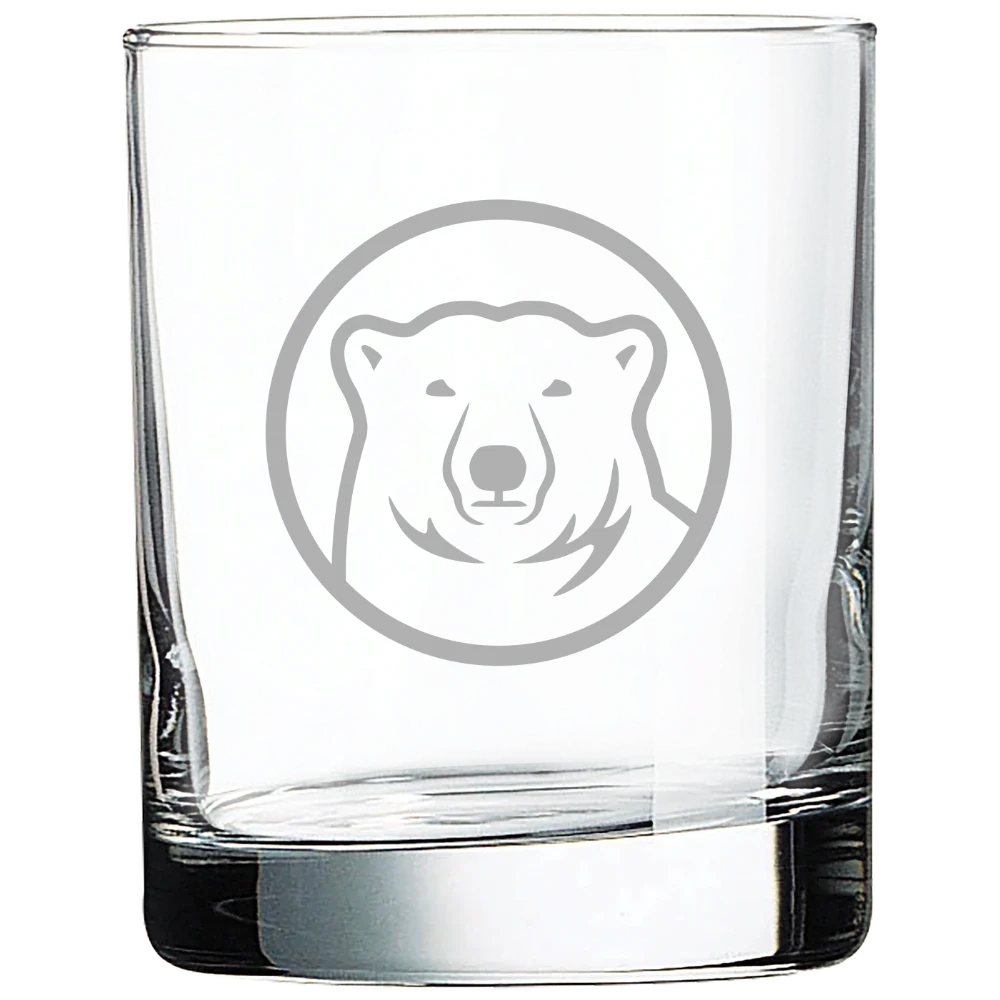 Bowdoin College Polar Camel 10 1/2 oz. On The Rocks Glass