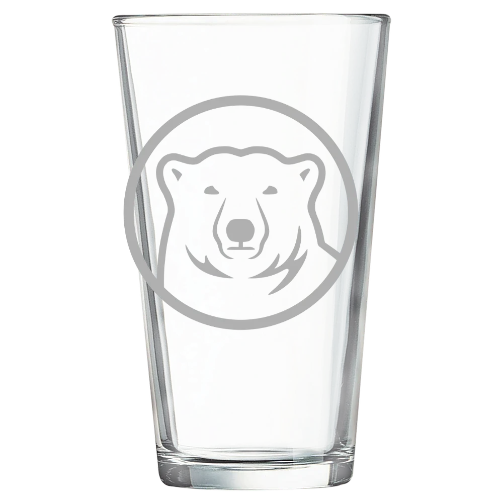Bowdoin College Polar Camel 16 oz. Pint Mixing Glass
