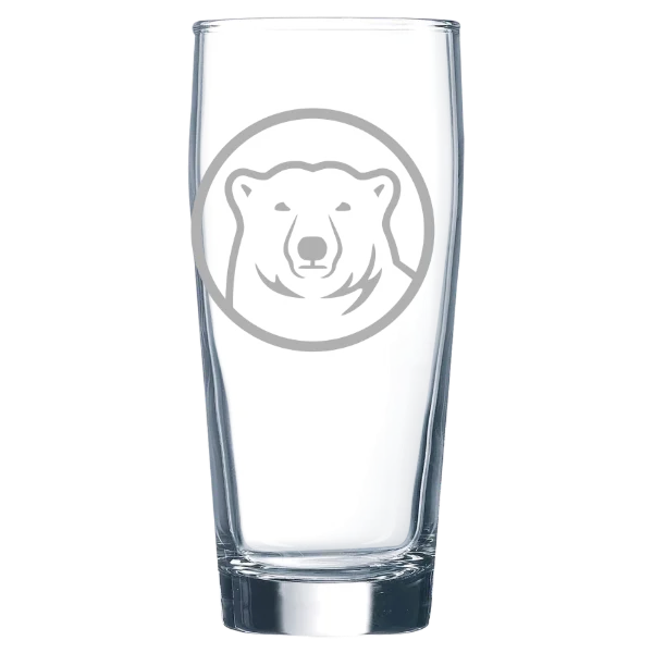 Bowdoin College Polar Camel 16 oz. Willi Becher Beer Glass