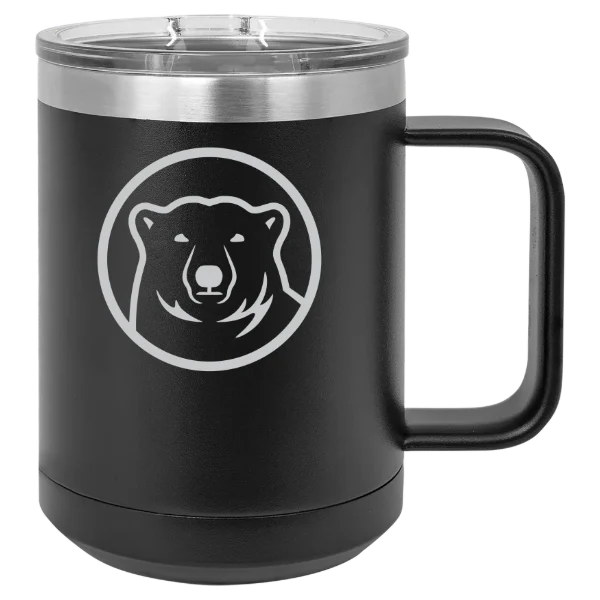 Bowdoin College Polar Camel 15 oz. Mug with Slider Lid