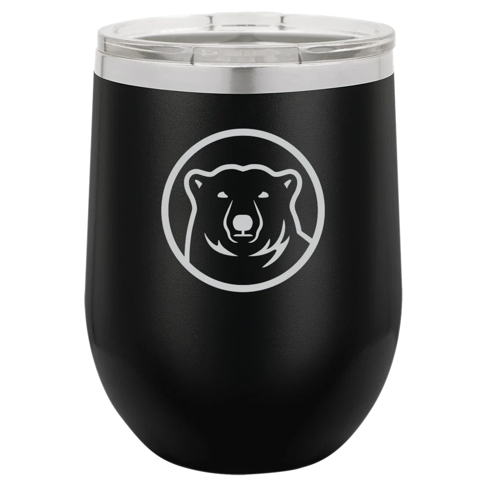 Bowdoin College Polar Camel 12 oz. Stemless Wine Tumbler