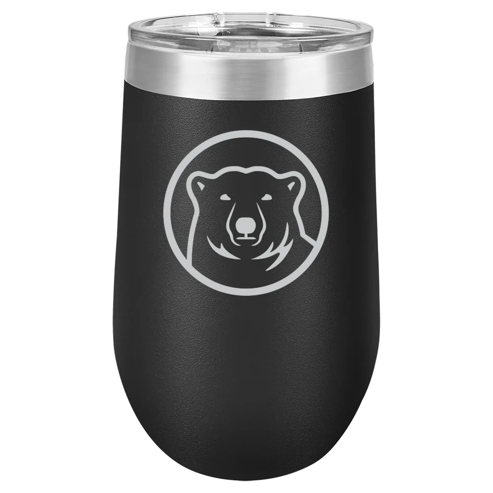 Bowdoin College Polar Camel 16 oz. Stemless Wine Tumbler