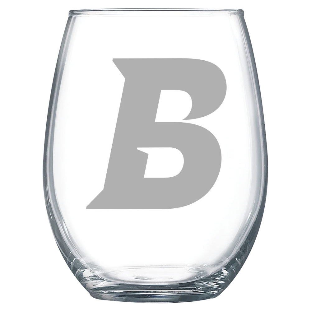 Brandeis University Polar Camel 15 oz. Stemless Wine Glass