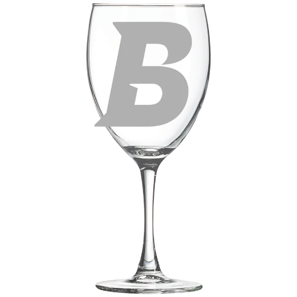 Brandeis University Polar Camel 10 1/2 oz. Wine Glass