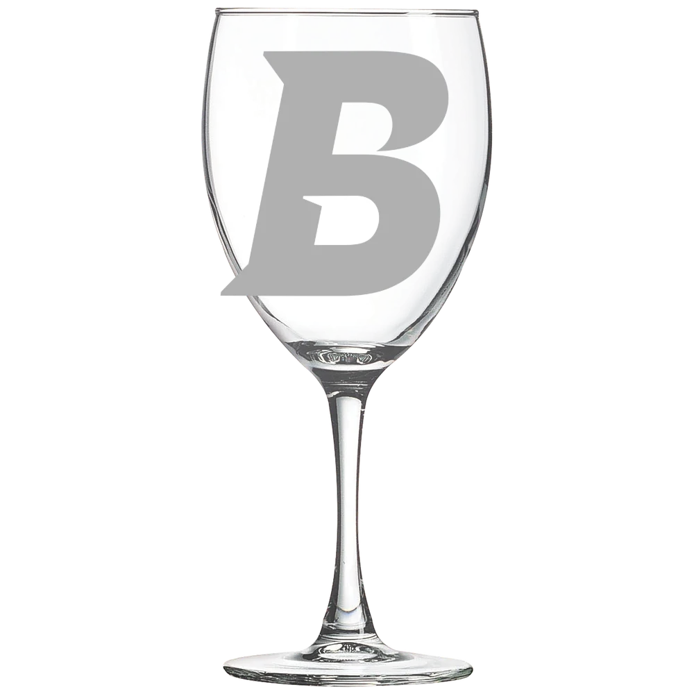 Brandeis University Polar Camel 10 1/2 oz. Wine Glass