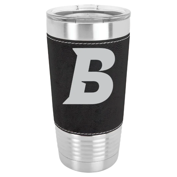 Brandeis University Polar Camel 20 oz. Leatherette Grip Tumbler with Standard Lid
