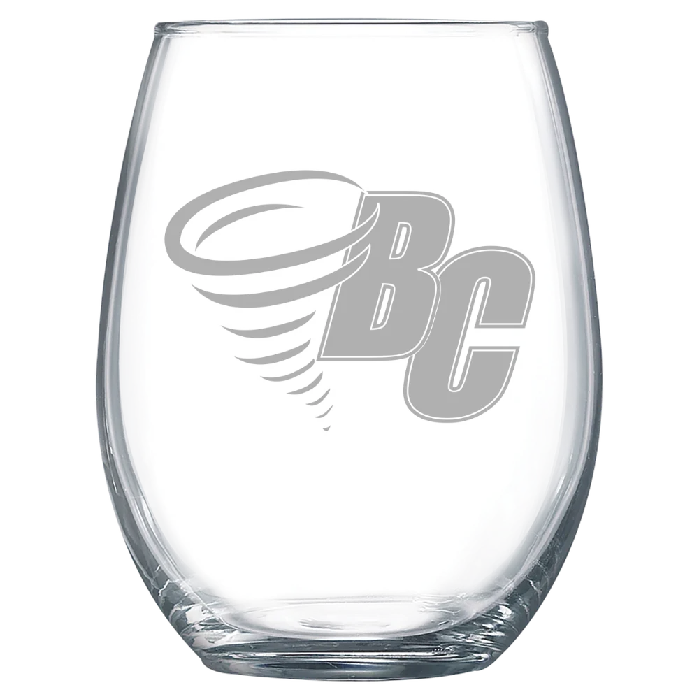 Brevard College Polar Camel 15 oz. Stemless Wine Glass