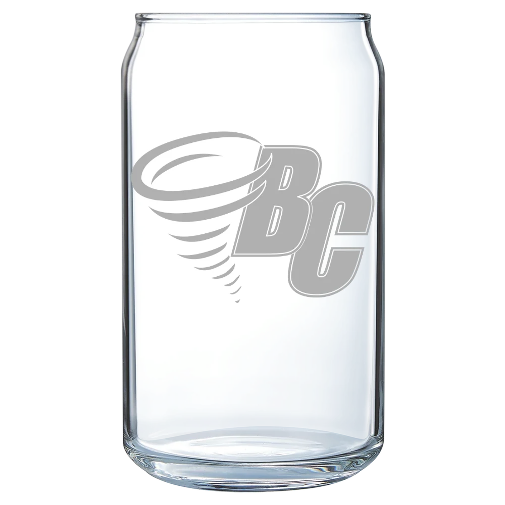 Brevard College Polar Camel 16 oz. Can Glass