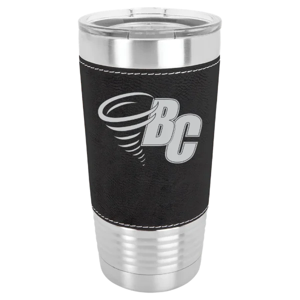 Brevard College Polar Camel 20 oz. Leatherette Grip Tumbler with Standard Lid