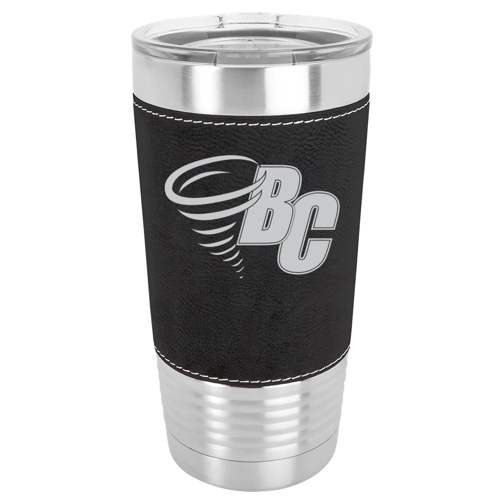 Brevard College Polar Camel 20 oz. Leatherette Grip Tumbler with Standard Lid