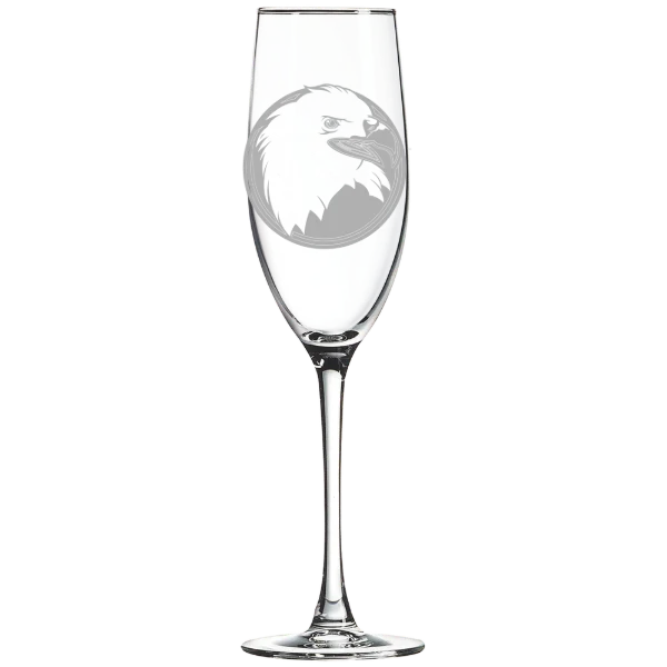 Bridgewater College (Virginia) Polar Camel 8 oz. Champagne Flute