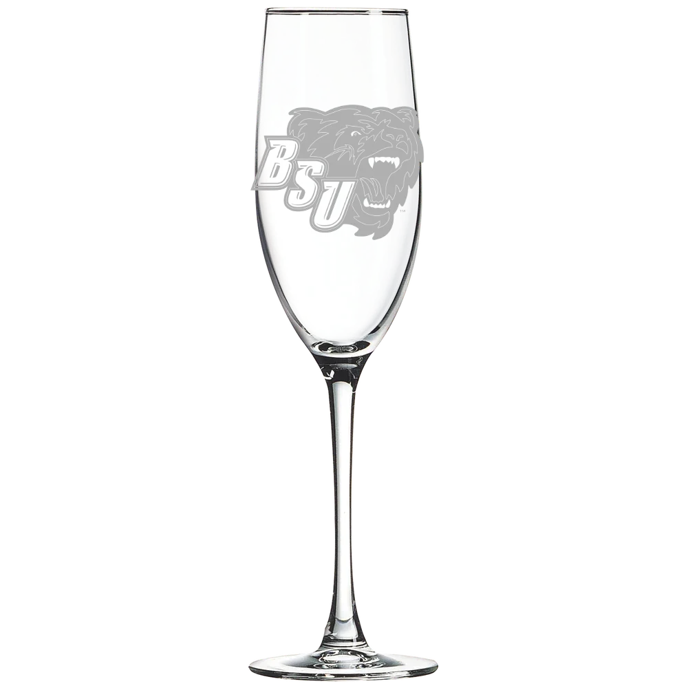 Bridgewater State University Polar Camel 8 oz. Champagne Flute