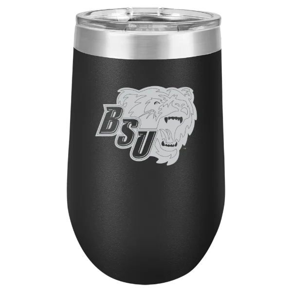 Bridgewater State University Polar Camel 16 oz. Stemless Wine Tumbler