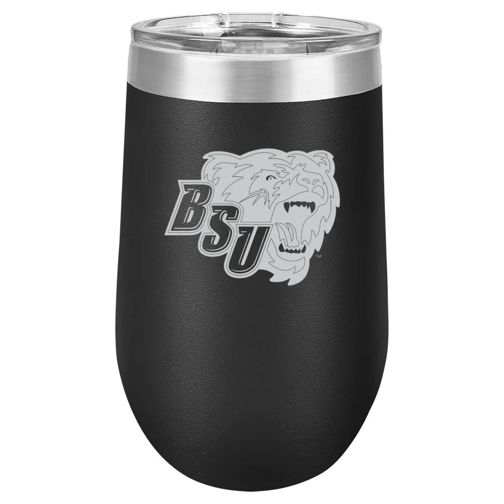 Bridgewater State University Polar Camel 16 oz. Stemless Wine Tumbler