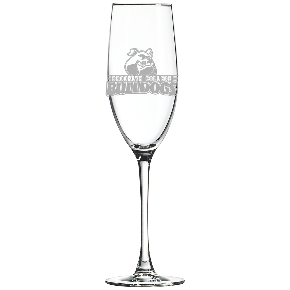 Brooklyn College Polar Camel 8 oz. Champagne Flute