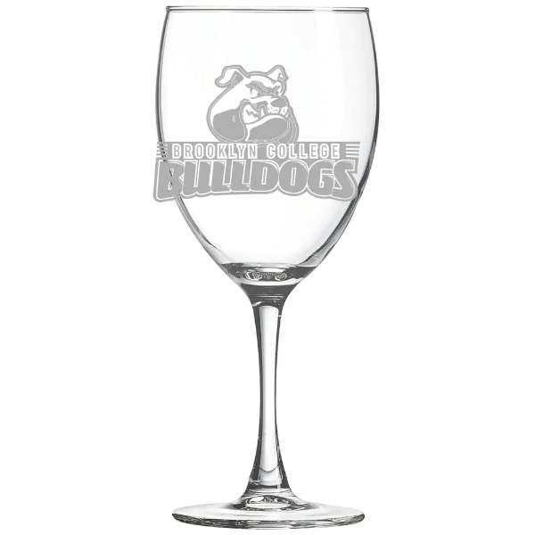 Brooklyn College Polar Camel 10 1/2 oz. Wine Glass