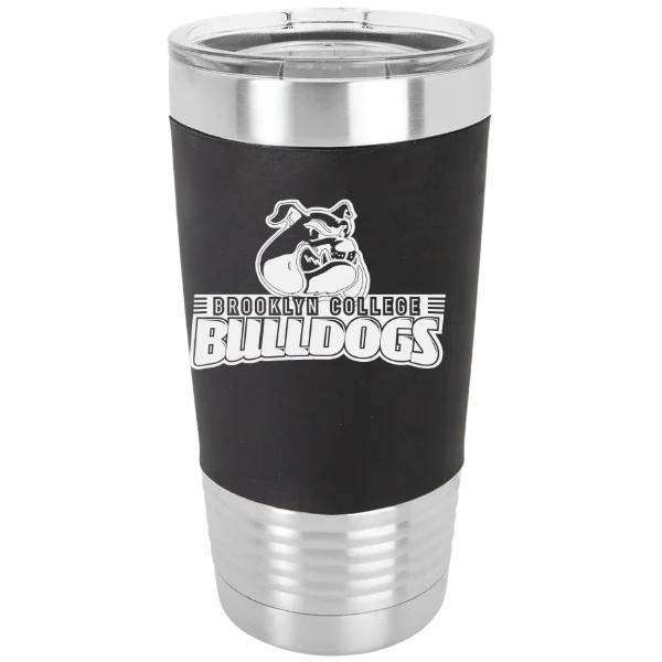 Brooklyn College Polar Camel 20 oz. Silicone Grip Tumbler with Standard Lid