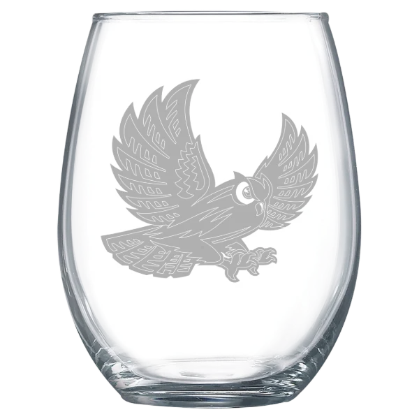 Bryn Mawr College Polar Camel 15 oz. Stemless Wine Glass
