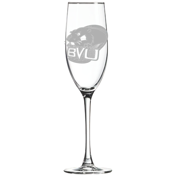 Buena Vista University Polar Camel 8 oz. Champagne Flute