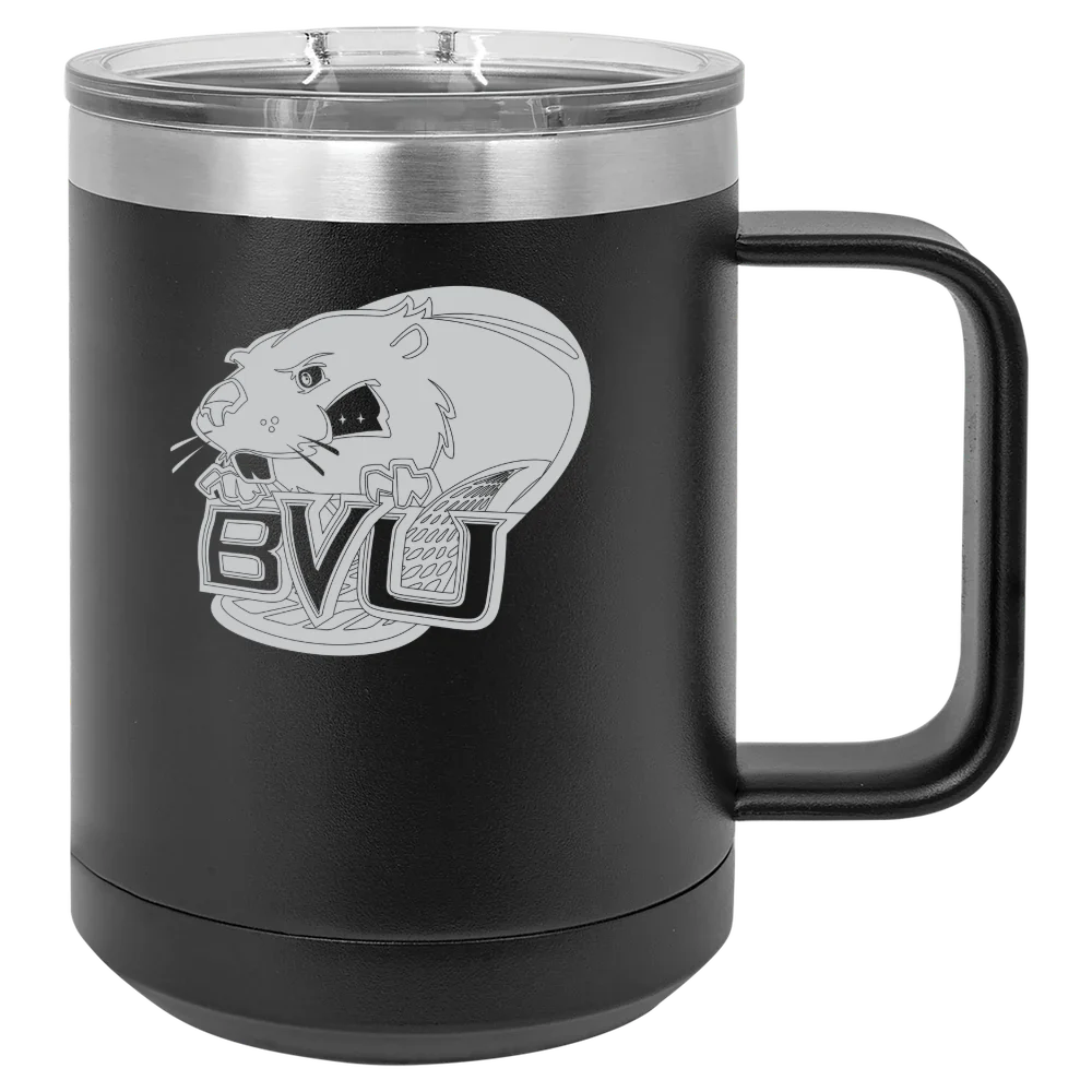 Buena Vista University Polar Camel 15 oz. Mug with Slider Lid