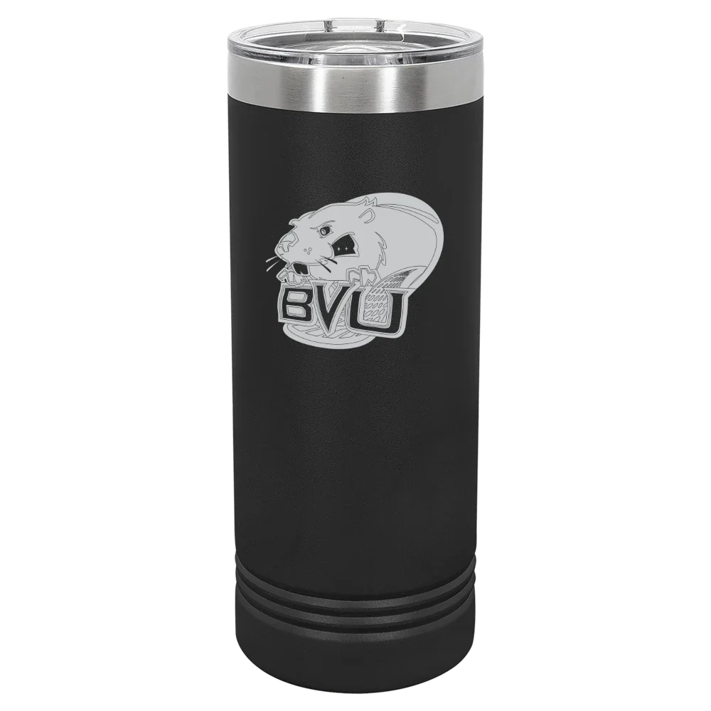 Buena Vista University Polar Camel 22 oz. Skinny Tumbler with Slider Lid