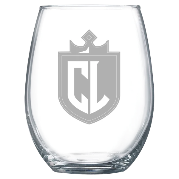 California Lutheran University Polar Camel 15 oz. Stemless Wine Glass