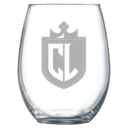 California Lutheran University Polar Camel 15 oz. Stemless Wine Glass