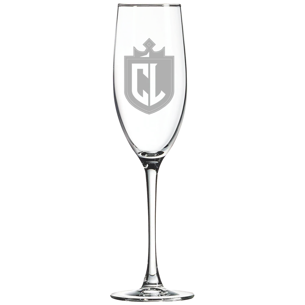 California Lutheran University Polar Camel 8 oz. Champagne Flute