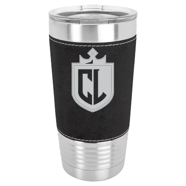 California Lutheran University Polar Camel 20 oz. Leatherette Grip Tumbler with Standard Lid