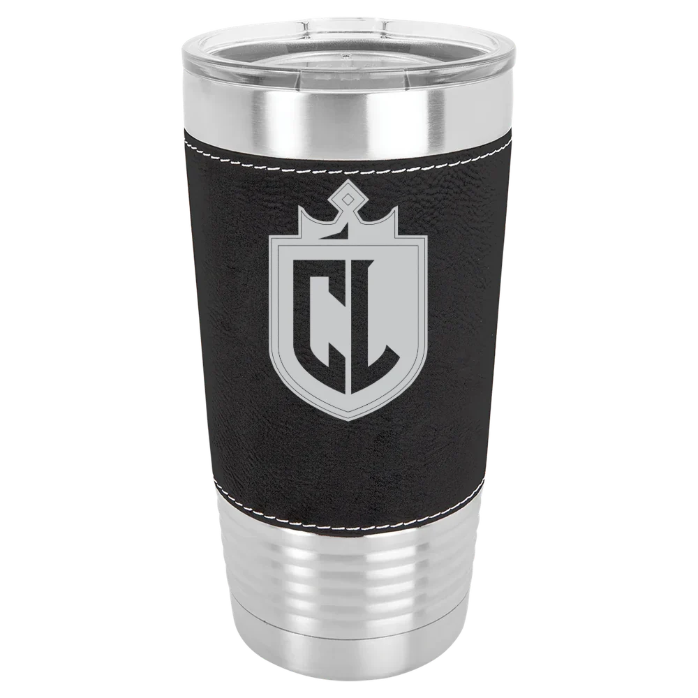 California Lutheran University Polar Camel 20 oz. Leatherette Grip Tumbler with Standard Lid
