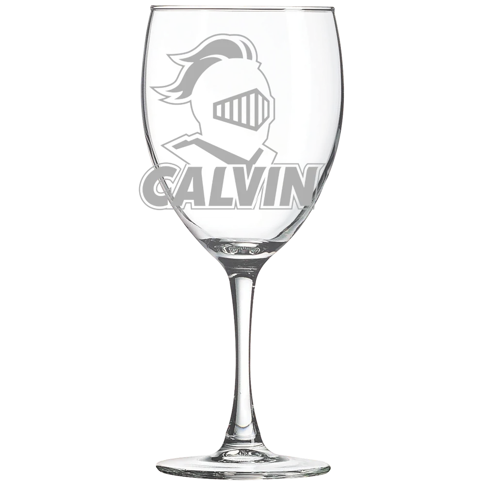 Calvin University Polar Camel 10 1/2 oz. Wine Glass