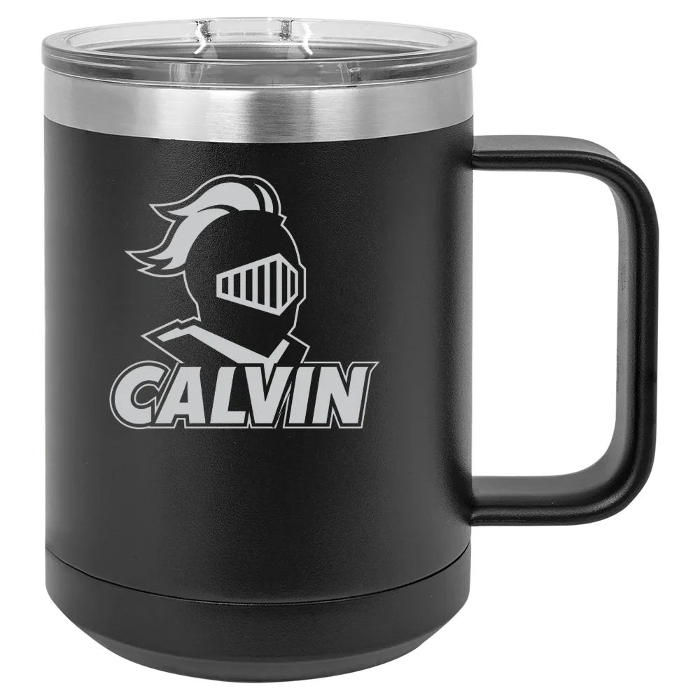 Calvin University Polar Camel 15 oz. Mug with Slider Lid