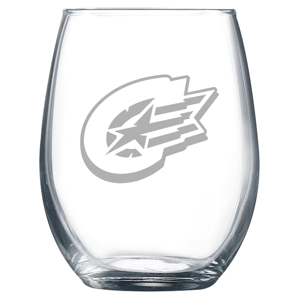 Capital University Polar Camel 9 oz. Stemless Wine Glass