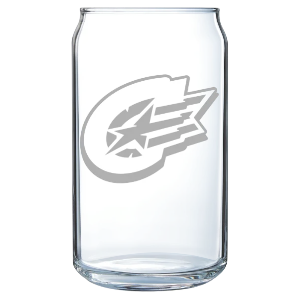 Capital University Polar Camel 16 oz. Can Glass