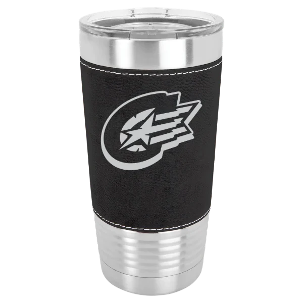 Capital University Polar Camel 20 oz. Leatherette Grip Tumbler with Standard Lid