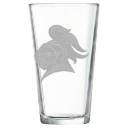 Carleton College Polar Camel 16 oz. Pint Mixing Glass