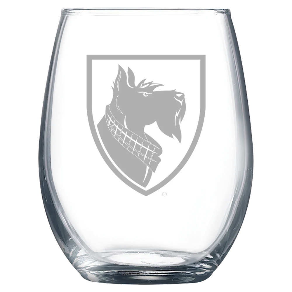 Carnegie Mellon University Polar Camel 9 oz. Stemless Wine Glass