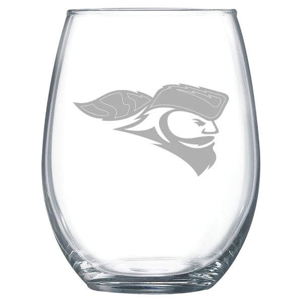 Carroll University (Wisconsin) Polar Camel 15 oz. Stemless Wine Glass