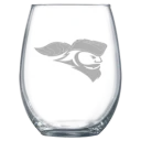 Carroll University (Wisconsin) Polar Camel 15 oz. Stemless Wine Glass