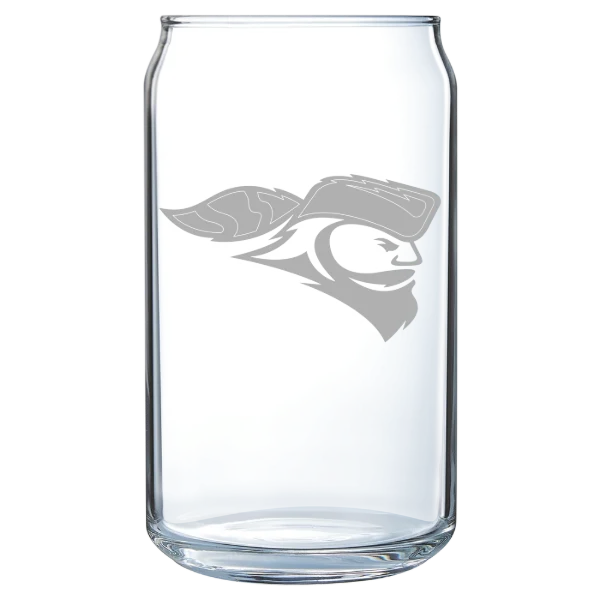Carroll University (Wisconsin) Polar Camel 16 oz. Can Glass