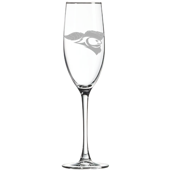Carroll University (Wisconsin) Polar Camel 8 oz. Champagne Flute