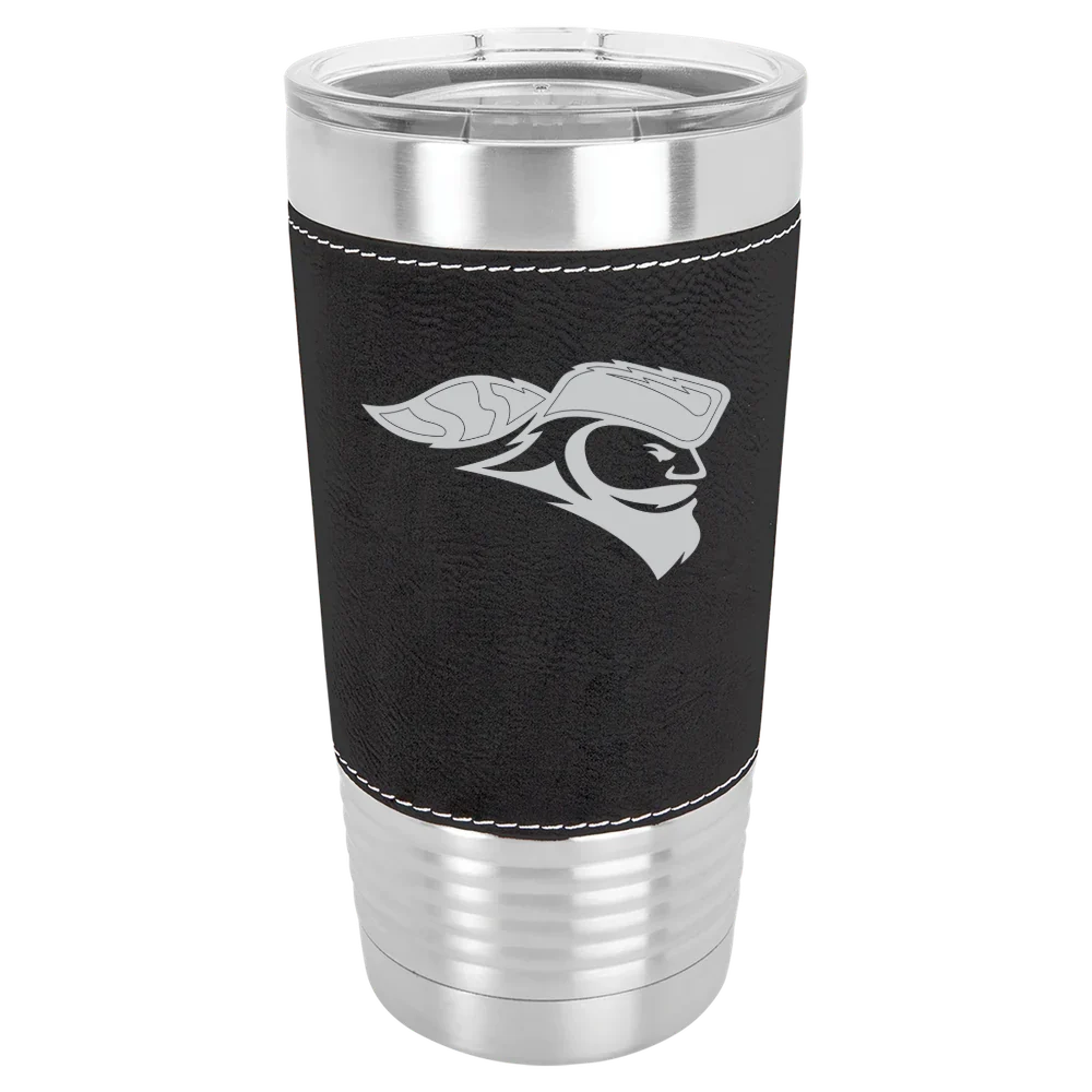Carroll University (Wisconsin) Polar Camel 20 oz. Leatherette Grip Tumbler with Standard Lid