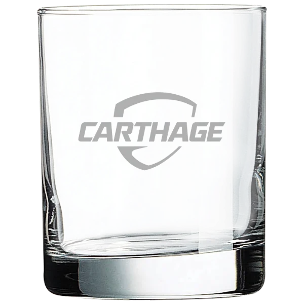 Carthage College Polar Camel 10 1/2 oz. On The Rocks Glass