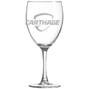 Carthage College Polar Camel 10 1/2 oz. Wine Glass
