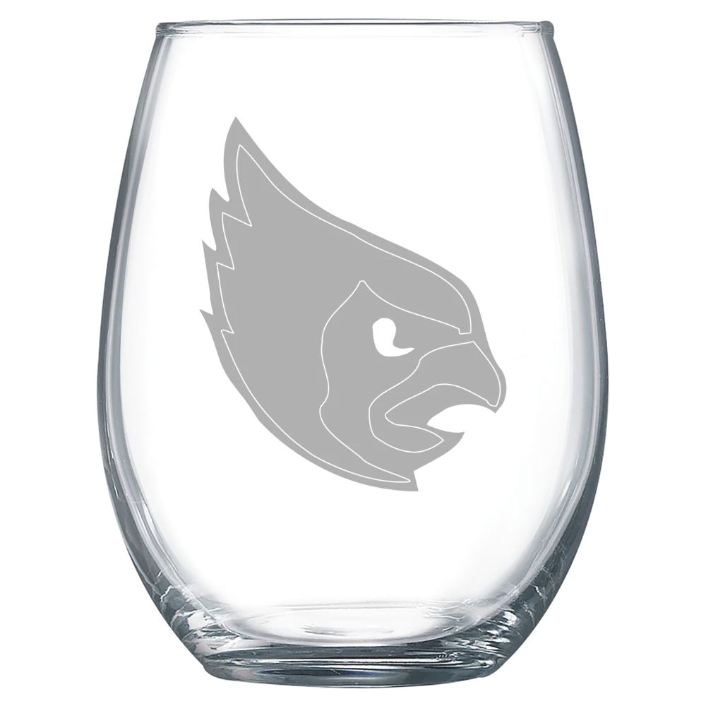 Catholic University Polar Camel 15 oz. Stemless Wine Glass