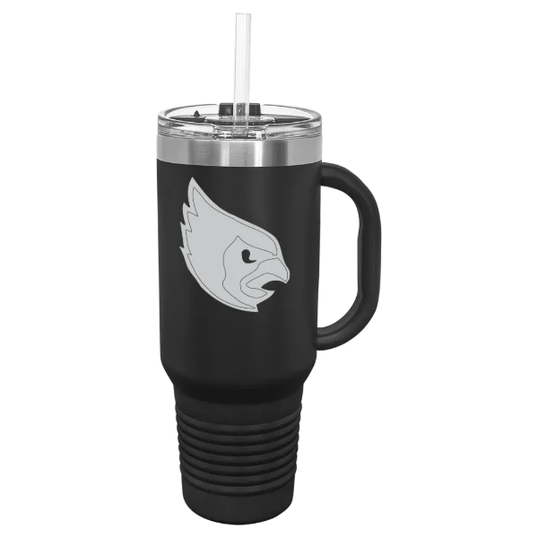 Catholic University Polar Camel 40 oz. Travel Mug with Snap Lid & Straw