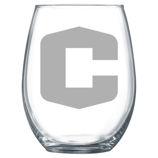 Central College (Iowa) Polar Camel 15 oz. Stemless Wine Glass