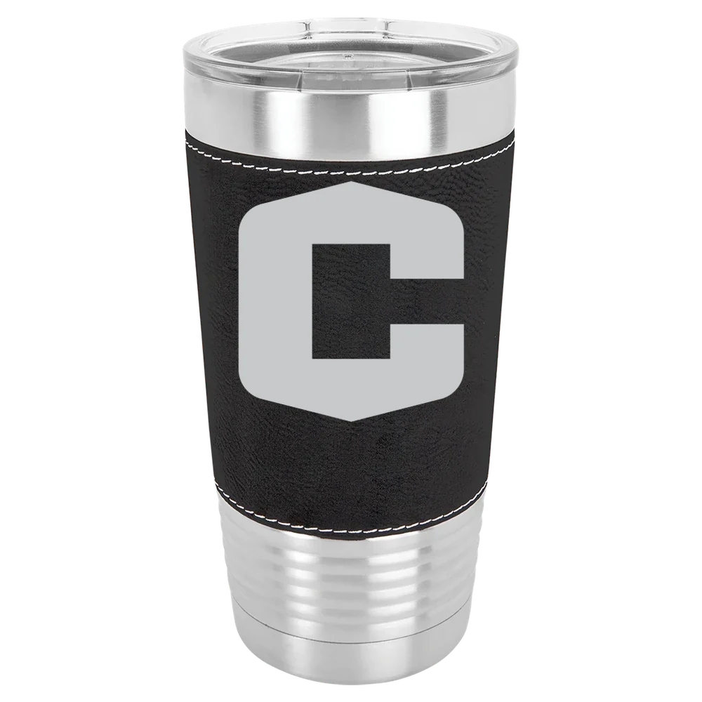 Central College (Iowa) Polar Camel 20 oz. Leatherette Grip Tumbler with Standard Lid